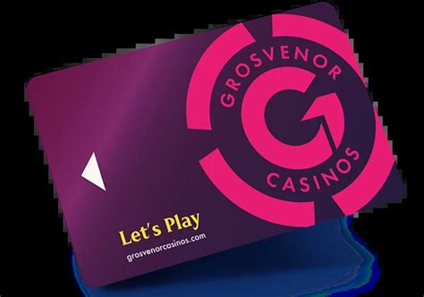 grosvenor casino membership card|grosvenor sign in.